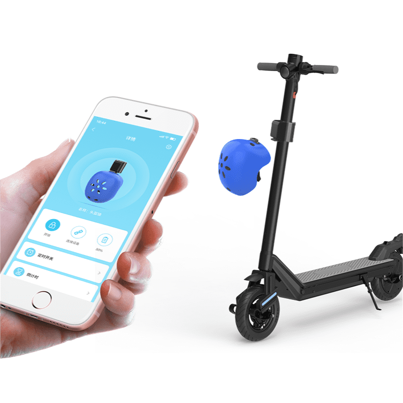 共享電動滑板車頭盔鎖